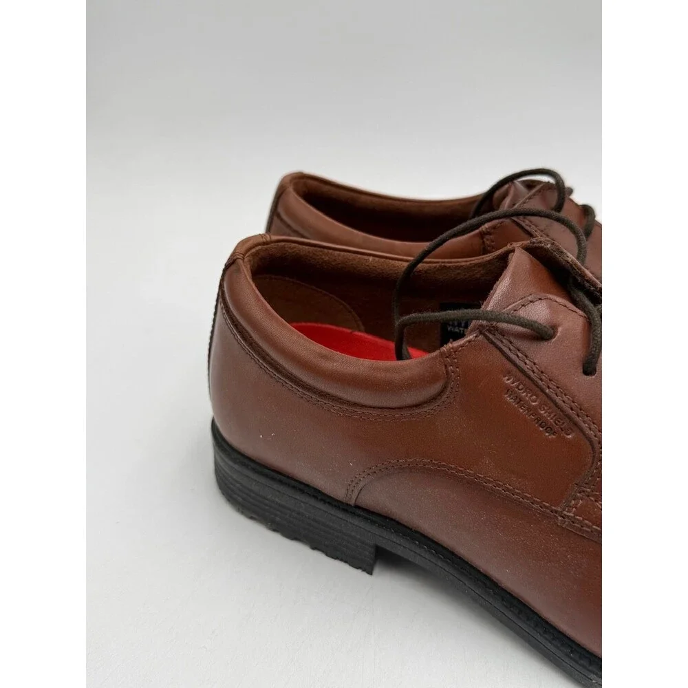 Rockport ESNTIAL DTL WP APRN Men's NEW Oxford Dress Shoe Brown US Size 8 M